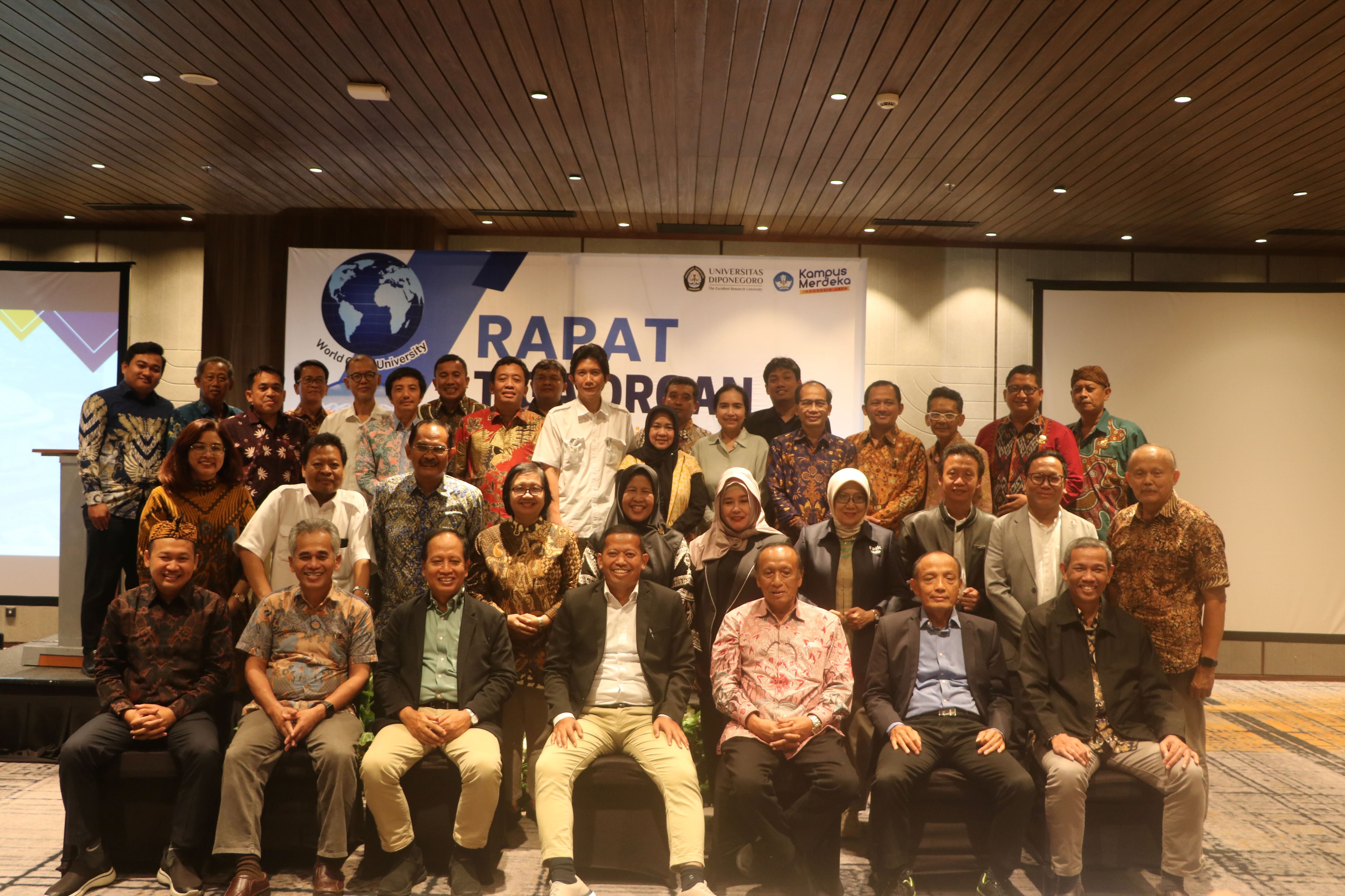 Rapat Tiga Organ (Majelis Wali Amanat, Rektor dan Senat Akademik) Universitas Diponegoro Tahun 2024